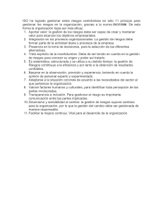 ISO 31000: 11 Principios de Gesti&oacute;n de Riesgos