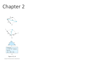 Chapter 2: Cartesian Vectors for 3D Problems