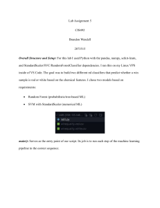 Lab Assignment 5: ML Classifiers for Wine Classification