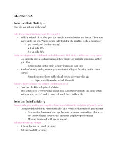 Neuroscience & Psychology Lecture Notes