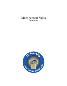 Management Skills 4th Edition: Teams, Leadership & Diversity