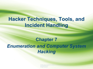 Enumeration and System Hacking: Tools and Techniques