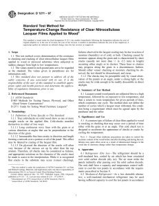 ASTM D 1211-97 Standard Test Method for Temperature-Change Resistance