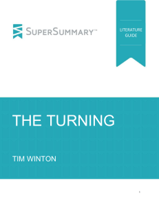 The Turning by Tim Winton Study Guide