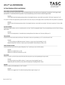 APA 7th Edition Referencing Guide