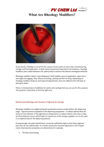 What Are Rheology Modifiers in Paints & Coatings?