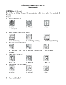 Deutsch 1B Pr&uuml;fungstraining PDF