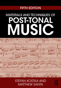 Post-Tonal Music Theory Textbook