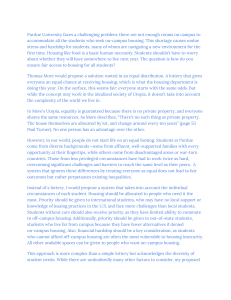 Utopia and Fair Housing: An Argumentative Essay