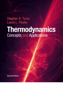 Thermodynamics: Concepts and Applications 2nd Edition