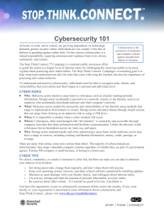 Cybersecurity 101: Basics of Online Safety