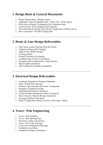 Overhead Line Project Deliverables Checklist