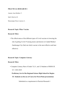 Computer Literacy and Canva Proficiency Research Study