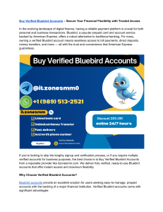 Step-by-Step Guide to Earning Legitimate Bluebird Verification Without Buying Accounts