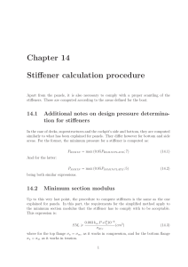 Chapter 14: Stiffener Calculation Procedure for Boat Design