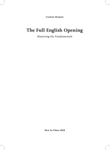The Full English Opening: Mastering Chess Fundamentals