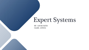 Expert Systems: Definition and Components