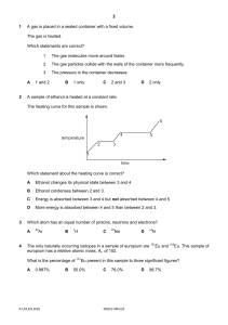 Cambridge IGCSE Chemistry Multiple Choice Questions 2025