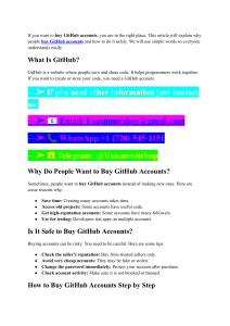 Best {11#} Github Services To Buy Online