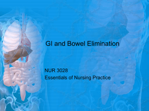 GI and Bowel Elimination Nursing Textbook