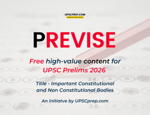 UPSC Prelims 2026 Course Brochure: Constitutional Bodies & Mentorship