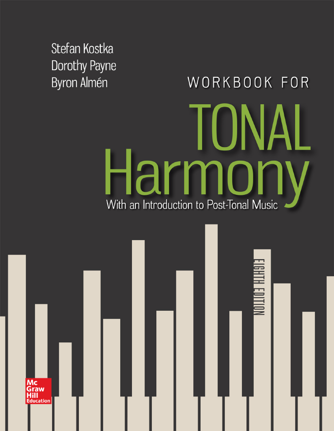 Tonal Harmony Workbook 8th Edition