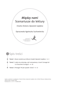 Scenariusze lekcji: Opowieść wigilijna
