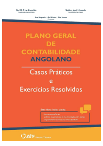 Plano Geral de Contabilidade Angolano - Exerc&iacute;cios