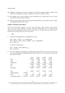 Corporate Finance Solutions Manual