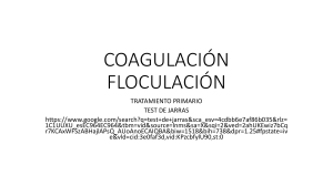 Gu&iacute;a del Test de Jarras para Tratamiento de Agua