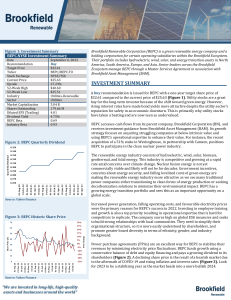 Brookfield Renewable (BEPC) Investment Analysis & Financial Report