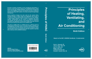 Principles of HVAC: 9th Edition Textbook