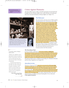 Canada and the Second World War: Atrocities & Rights