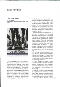 Book Review: Lore of Running by Tim Noakes