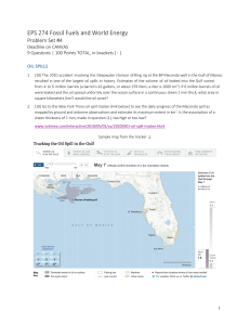 EPS 274 Problem Set 4: Fossil Fuels & Energy