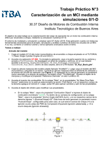 Caracterizaci&oacute;n de un MCI mediante simulaciones 0/1-D