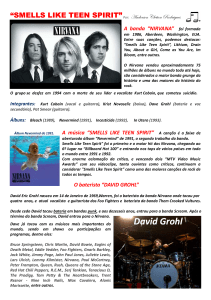 Partitura de Bateria Smells Like Teen Spirit Nirvana