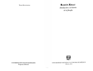 Introducci&oacute;n a la Historia de la Filosof&iacute;a