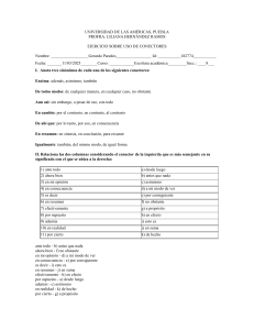 Ejercicio conectores