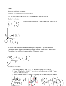 Linear Algebra Lecture Notes: Vectors and Transformations