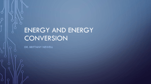 Energy Conversion Presentation: Laws & Forms