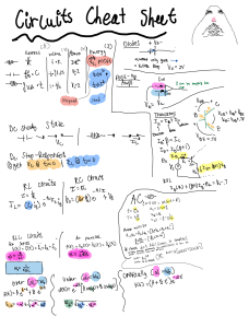 Resumo de Circuitos: Refer&ecirc;ncia R&aacute;pida para Engenharia El&eacute;trica