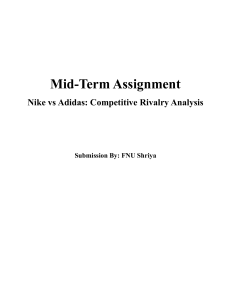 Nike vs Adidas Competitive Rivalry Analysis