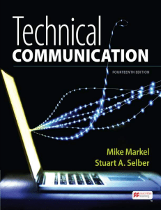 Technical Communication Fourteenth Edition Textbook
