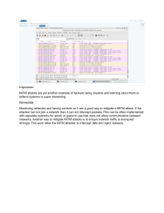 MITM Attack Remediation and Network Security Study Notes