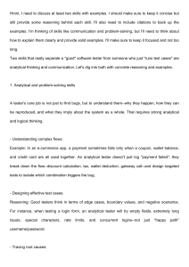 Essential Software Testing Skills: Analytical & Communication