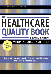 Healthcare Quality Book: Vision, Strategy, Tools (2nd Ed)