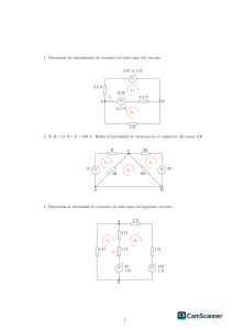 Problemas de An&aacute;lisis de Circuitos: Corriente y Voltaje
