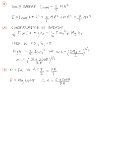 Notatki z fizyki: Zachowanie energii i dynamika bryły sztywnej