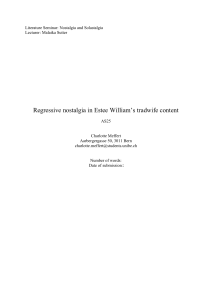 Tradwife Culture & Regressive Nostalgia